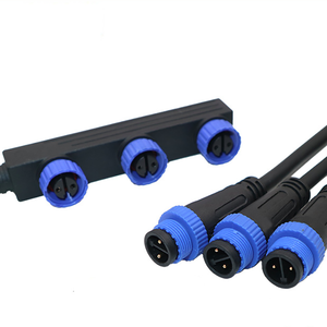 กล่องแยกสายไฟ M19จอแสดงผล LED แบบกำหนดเอง M19 IP68ขั้วต่อแบบกันน้ำ2ขาสำหรับไฟถนนพลังงานแสงอาทิตย์ - Product Image 4