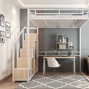 Металлический каркас кровати для взрослых, кровать для школы, дома, хостела, двухъярусные кровати, современная спальня 012, односпальная королева, Королевский общежитие, взрослый студент - Product Image 2