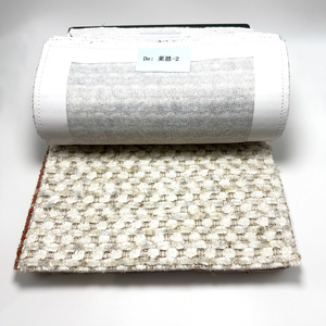 Sofá Seccional Modular <span class=keywords><strong>de</strong></span> Alta Calidad, Elegante, en Tela Gris, con Bordes <span class=keywords><strong>de</strong></span> <span class=keywords><strong>Cuero</strong></span> Trenzado a Mano y Gamuza, para Penthouse Costero - Product Image 2
