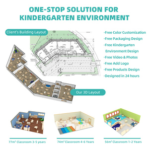 Juego de Muebles Seguros Montessori para Niños Preescolares para Guarderías, Escuelas Infantiles y Ambientes de Desarrollo Temprano - Product Image 4