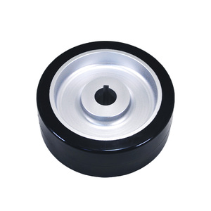 Produit d'usine d'origine 200X75mm Caoutchouc à noyau en acier robuste AGV Roue d'entraînement - Product Image 6