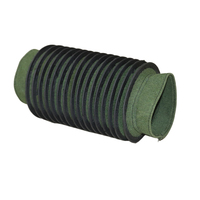 Bouclier de protection rond télescopique CNC Couvercle de soufflet de protection en accordéon flexible