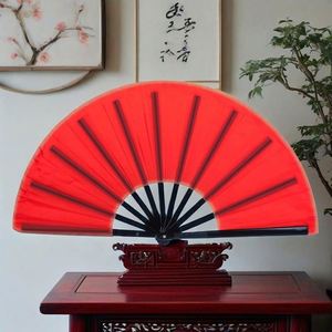 พัดไม้ไผ่พับได้ขนาดใหญ่สีดำตกแต่งส่วนตัว พิมพ์ลายตามสั่ง - Product Image 6