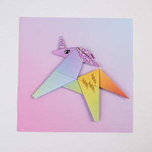 Juego de Origami educativo con tema de animales y naturaleza, artesanía plegable de papel DIY para mejorar la imaginación y las habilidades prácticas - Product Image 3