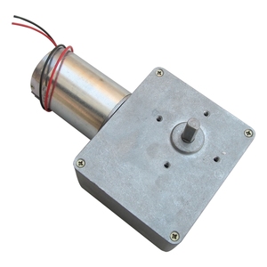 GW4468 DC 12V 24V <strong>Ultra</strong> Low <strong>Speed</strong> <strong>High</strong> Torque All Metal Gears Worm Gear Box <strong>Motor</strong> Electric Engine for Vehicle Robot Car Model - Product Image 1