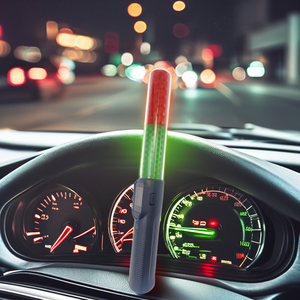 Led giao thông Baton ánh sáng rượu Tester LCD với còi kỹ thuật số rượu breathalyzer Detector - Product Image 5