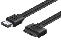 Grosir Power ESATA + USB ke Slimline SATA 7 + 6P 13Pin Cable