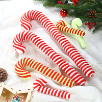 Décorations de Noël en forme de canne à sucre faites à la main, très vendues, écologiques, en peluche de haute qualité, pour la décoration intérieure, nouveauté Navidad, adorables