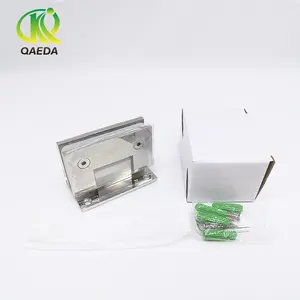 Bathroom Hardware Accessories Frameless Concealed Pivot Wall Mounted Stainless Steel Glass To Wall Shower Door Hinge
