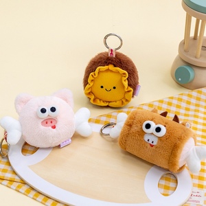 Porte-clés en peluche mignon de fruits de mer (<span class=keywords><strong>crabe</strong></span>, crevette, abalone, cuisse de poulet) pour accessoires de sac à dos - Product Image 6