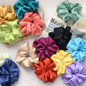 Hoge Kwaliteit Grote Scrunchies Over Sized Grote Zijde Satijn Scrunchies Voor Haar