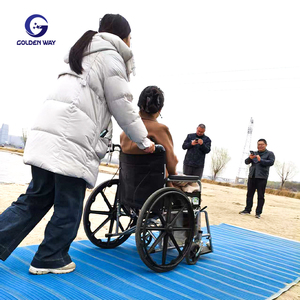 Bán buôn giá rẻ bãi biển Mat Xe lăn có thể truy cập bãi biển cài đặt sản phẩm cát di động Mat Mobi tái chế bãi biển truy cập đường dẫn - Product Image 6