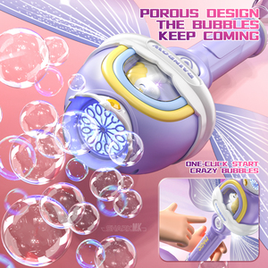 Explosivo Ángel burbuja varita de mano niños pro-interactivo juguete luz sonido automático burbuja máquina - Product Image 3