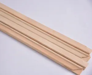 Frame Wood Wholesale Bulk Burlywood Pine Wood Frame DIY Stretcher Bars For Canvas Printings