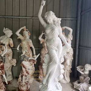 Hermosa dama <span class=keywords><strong>de</strong></span> mármol blanco <span class=keywords><strong>de</strong></span> gran tamaño con estatua <span class=keywords><strong>de</strong></span> perla estatuas femeninas <span class=keywords><strong>de</strong></span> <span class=keywords><strong>agua</strong></span> <span class=keywords><strong>de</strong></span> <span class=keywords><strong>mar</strong></span> <span class=keywords><strong>de</strong></span> piedra famosa a la venta - Product Image 3