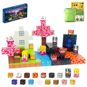 200 pièces blocs magnétiques portail magique ensemble aimant enfants jouets pour garçons filles tige carreaux magnétiques <span class=keywords><strong>jeux</strong></span> de construction sensoriel enfant en bas âge jouets - Product Image 1
