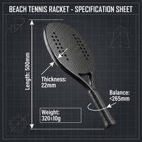 Raquette de beach tennis JAS, prix usine, nouvelle arrivée, fibre de carbone 12K, fibre de verre, surface rugueuse, forme de pagaie diamant professionnelle