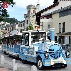 <span class=keywords><strong>Train</strong></span> touristique <span class=keywords><strong>électrique</strong></span> sans rail pour 40 personnes, pour parcs d'attractions, manèges <span class=keywords><strong>à</strong></span> thème, vente de trains de tourisme - Product Image 3