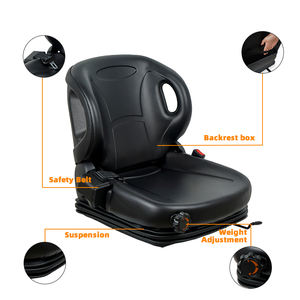 Hot Selling Adjustable Backrest Armrest Truck <b>Seats</b> Air Suspension for Mini Excavator Forklift Suspension Machinery Parts - Product Image 2