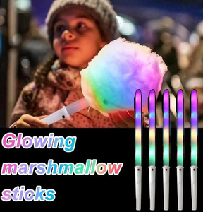 <b>3</b> Modes 31.5cm Colorful LED Glow Sticks Cotton Candy Marshmallows Sticks LED Light Tubes Party Props Party Supply - Product Image 2