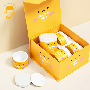 Tarro de plástico PP esmerilado vacío al por mayor de 110ml y 240ml con tapa, rellenable, para cosméticos, exfoliantes corporales, mascarillas capilares y cremas. - Product Image 6