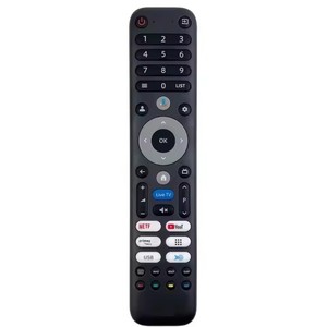 ใหม่โอ วอยซ์รีโมทคอนโทรลทีวีสำหรับ CHIQ Google U55QM10 L40FT L32FM10V M55QN9G-เครื่องเล่นดีวีดีแบบคงที่แบตเตอรี่แบบชาร์จไฟได้ 10 เมตร - Product Image 1