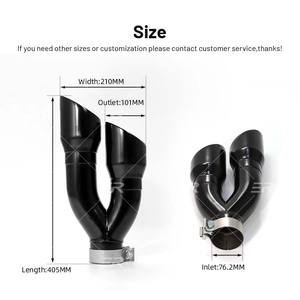 Sistema de Escape Doble de Acero Inoxidable ER para <span class=keywords><strong>Jeep</strong></span> Gladiator (Sport/Sport S/Overland/<span class=keywords><strong>Rubicon</strong></span>) Ajuste Universal para Automóviles - Product Image 4