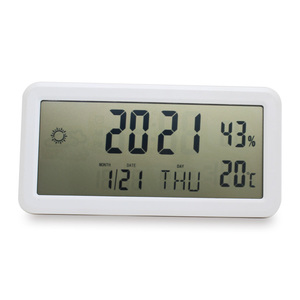 Estación Meteorológica electrónica Digital LCD, reloj despertador con temperatura y humedad - Product Image 6