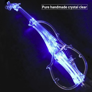 Bon Timbre Master Production 4/4 Transparent <span class=keywords><strong>Violoncelle</strong></span> Électronique Luminescent Transparent - Product Image 3