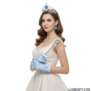 princess polly baby blue dress KENNY STRAPLESS MINI DRESS WITH LONG GLOVES  AKIRA