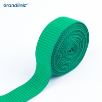4CM Sangle de soutien-gorge en spandex à haute élasticité Stock d'usine Bande d'épaule côtelée à chevrons Bande élastique côtelée confortable à coudre