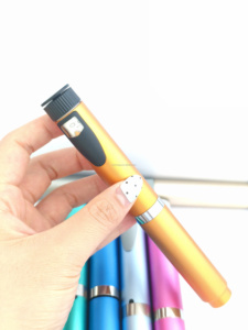 Metal Reusable Precision Dosing Pen Adjustable Volume Eco <b>Material</b> with Independent Glass Packaging Skin Care Applicator - Product Image 4