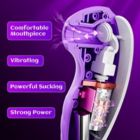 Erwachsenenspielzeug für Frauen Klitoris-Nippel-Sauger Vibratoren 7 Saug- und Vibrationsmodi Lila 100% Wasserdicht Umweltfreundlicher Vibrator
