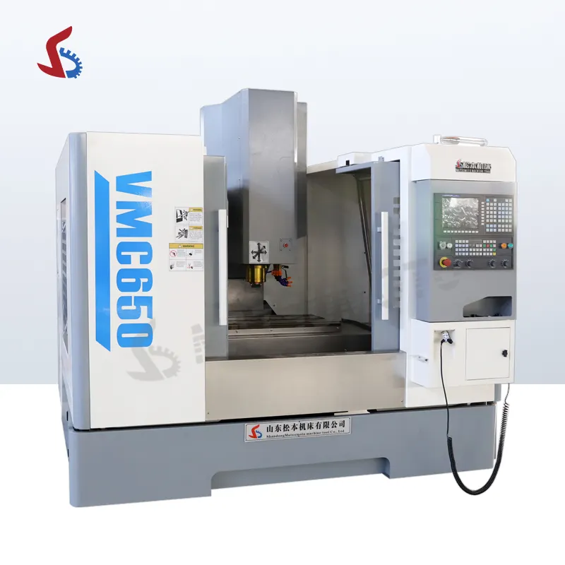 Máquina Vertical CNC VMC650, precio de centro de mecanizado, 3/4/5 ejes, VMC