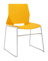 Chaise de visiteur de conférence de bureau empilable de cadre en métal de meubles de bureau