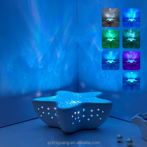 Năng động nước gợn đèn chiếu đại dương sóng ánh sáng chiếu 7 màu RGB ánh sáng ban đêm điều khiển cảm ứng có thể sạc lại sao biển đèn - Product Image 2