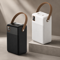 Batterie externe portable haute capacité 80000mAh 100000mAh, charge rapide 22.5W, avec écran LED et lampe de camping