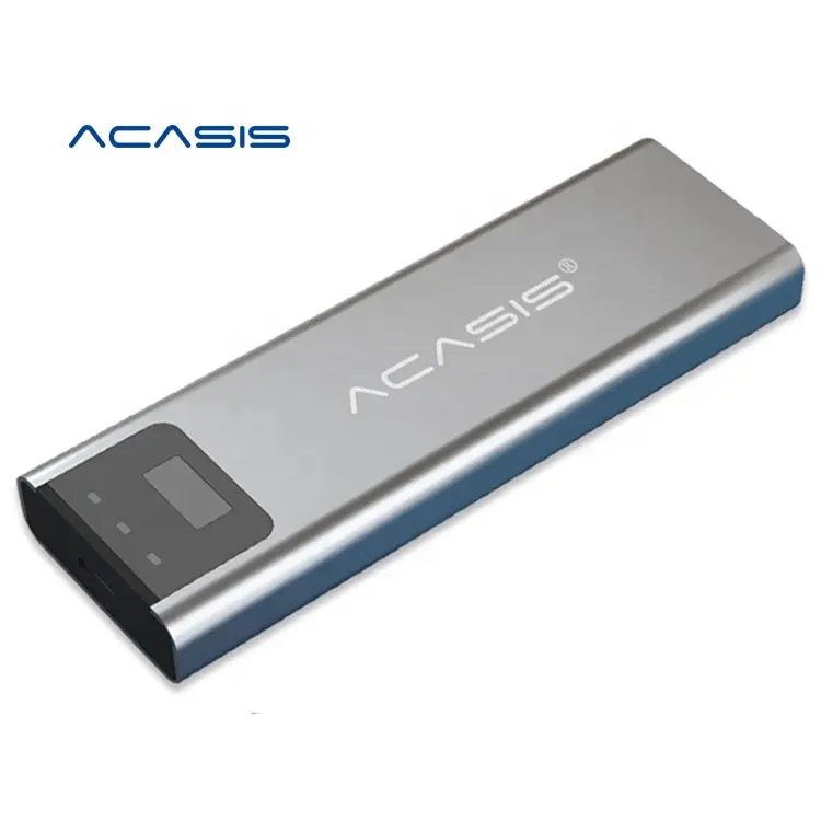 ACASIS Desain Baru Sidik Jari Enkripsi Ponsel SSD Case untuk Laptop Melindungi Penyimpanan Data