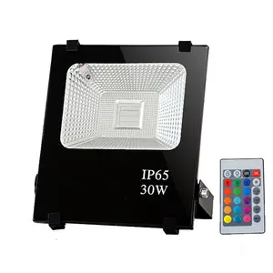 Su geçirmez alüminyum COB Led projektör ince Ip65 açık 500w 400w 200w 150w 100w 50w otomatik karartma RGB Led projektör ışık