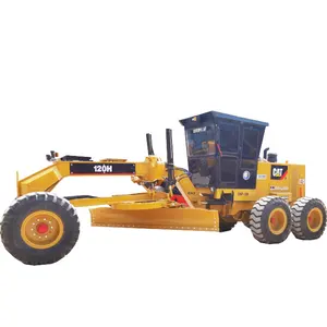 secondhand cat 120h 140h cheap price motor grader, used japan Cat 12H grader motor with good tire for Hot sale