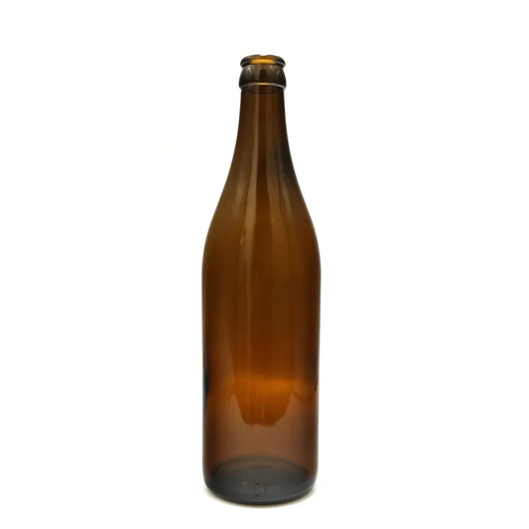 Hot Koop Professionele 500Ml Bier Zwart Frosted Glazen Fles CY-927