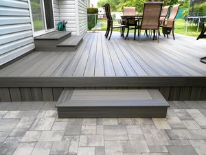 Hấp Dẫn Mới loại composite gạch decking Lumber liquidators Composite decking boong đồ nội thất ngoài trời - Product Image 6