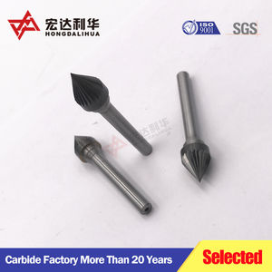 Broca giratoria de carburo de aleación de cobalto de tungsteno J, ángulo de 60 grados - Product Image 2