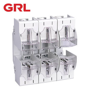 Base de fusible de cuchilla eléctrica de bajo voltaje, Base de fusibles NH00 NH1 NH2 NH3 NH4, 160A 250A 400A 630A - Product Image 1