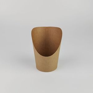 Vasos Desechables <span class=keywords><strong>de</strong></span> Papel Kraft para Papas <span class=keywords><strong>Fritas</strong></span>, Vasos <span class=keywords><strong>de</strong></span> Papel para Llevar, 8-16 oz, Personalizados, <span class=keywords><strong>con</strong></span> Cuchara para Papas <span class=keywords><strong>Fritas</strong></span> - Product Image 3
