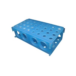 Estante de plástico para microtubos de 4 vías, estante multifuncional para tubos de centrífuga de laboratorio, diseño apilable colorido para uso en laboratorio - Product Image 4