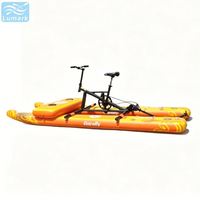 Vélo aquatique SUP à pontons plats, monoplace, avec cadre en aluminium et tapis flottant avant en Drop Stitch, pliable, pour la mer, de Chine, Lumark