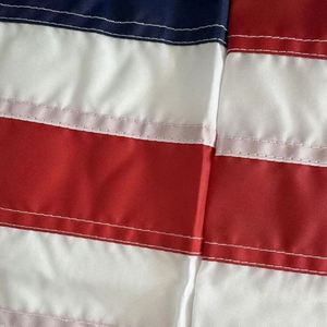 Promotional 12x18Inches Indoor Outdoor Embroidery 210D Oxford 30x45cm American <b>Flag</b> - Product Image 5