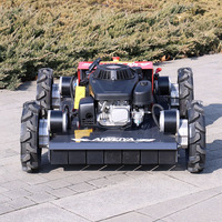 Tondeuse à gazon autotractée à quatre roues à lame rotative, alimentée à l'essence, pour jardin et propriété, certifiée CE, modèle RC