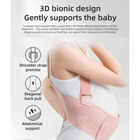 Ceinture de soutien maternité réglable pour femmes enceintes, respirante, anti-allergique, lavable, en polyester et élasthanne